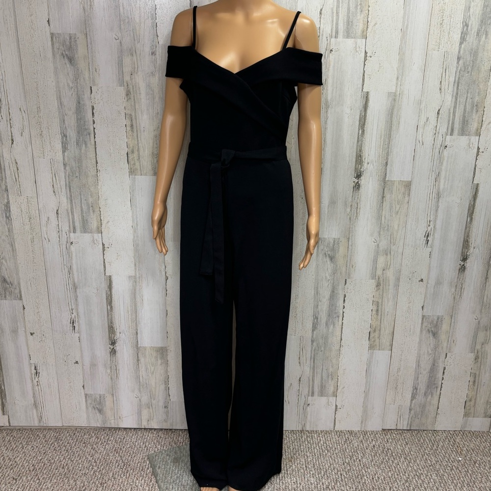 O’Delilah Black Off The Shoulder Jumpsuit‎